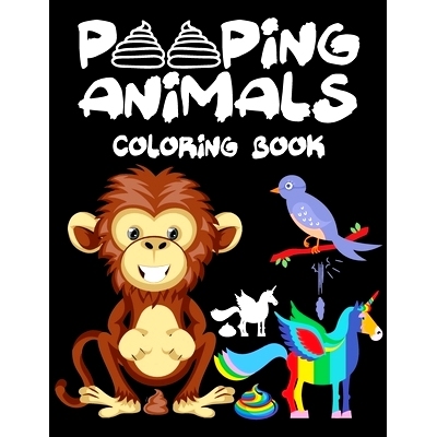 预订 pooping animals coloring book: 9781692473938