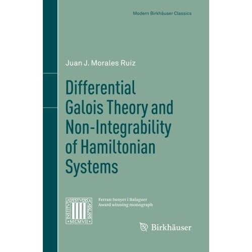 预订 Differential Galois Theory and Non-Integrability of Hamiltonian Systems 微分伽罗瓦理论与汉密尔顿系统的非可积性 9783