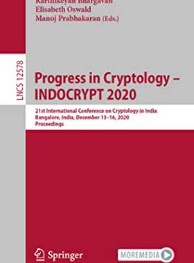【预订】Progress in Cryptology –  INDOCRYPT 2020