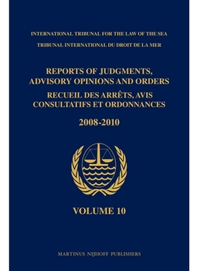预订 Reports of Judgments, Advisory Opinions and Orders / Recueil des arrêts, avis consultatifs et ordonnances, Volume