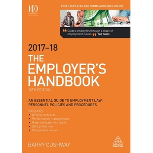 预订 The Employer’s Handbook 2017-2018 雇主手册 2017-2018 第13版: 9780749479534