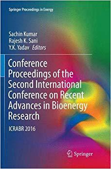 【预售】Conference Proceedings of the Second International Conference on Recent Advances in Bioenergy Research