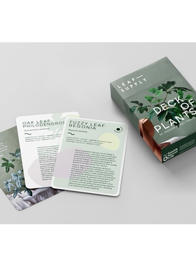 预订 Leaf Supply Deck of Plants: 50 Indoor Plant Profiles 植物叶子供应平台：50 种室内植物概况: 9781922417435