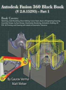 [预订]Autodesk Fusion 360 Black Book (V 2.0.15293) - Part 1 9781774590959