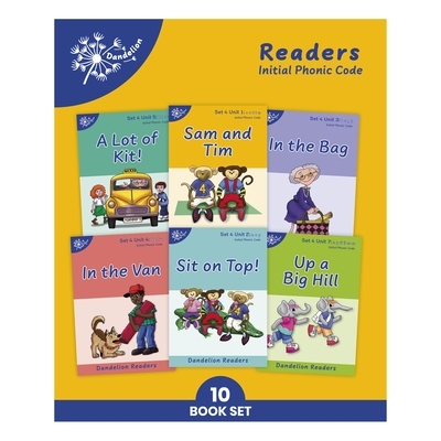预订 Phonic Books Dandelion Readers Set 4 Units 1-10: Sounds of the alphabet and adjacent consonants 蒲公英拼读本套装 4