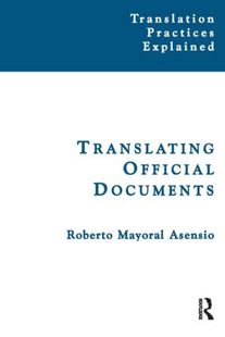 Official Translating Documents 预订