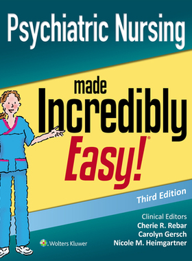 【预订】Psychiatric Nursing Made Incredibly Easy