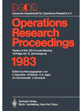 预订 DGOR: Papers of the 12th Annual Meeting / Vorträge der 12. Jahrestagung: 9783540131342