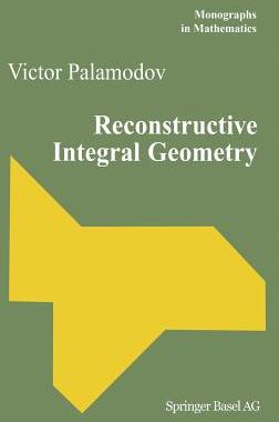 【预订】Reconstructive Integral Geometry