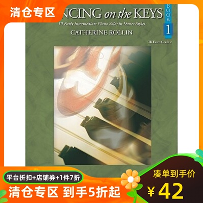 英文原版 指尖舞蹈1 钢琴乐谱 Dancing on the Keys, Bk 1: 10 Early Intermediate Piano Solos in Dance Styles