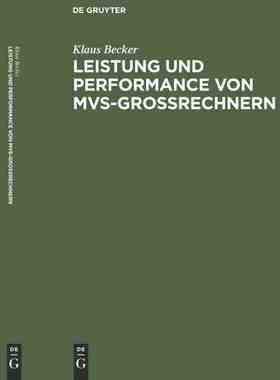 【预订】Leistung und Performance von MVS-Großrechnern 9783486237672