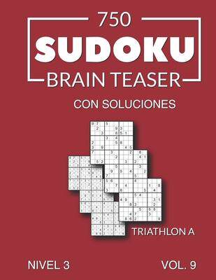 [预订]750 Sudoku Brain Teaser Triathlon A con soluciones Nivel 3 Vol. 9 9798524022332