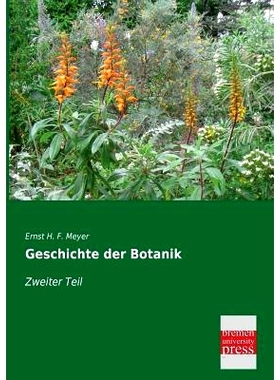 预订 Geschichte Der Botanik: 9783955623395