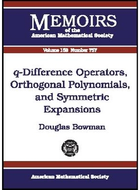 预订 Q-difference Operators, Orthogonal Polynomials and Symmetric Expansions: 9780821827741