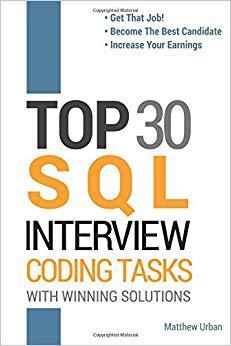 【预售】*SQL Interview Coding Tasks