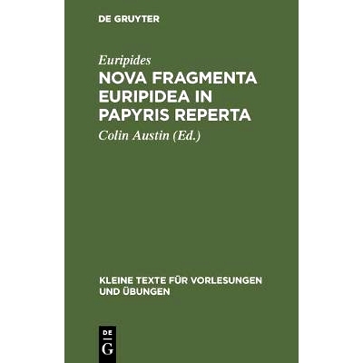 预订 Nova fragmenta Euripidea in papyris reperta: 9783110013139