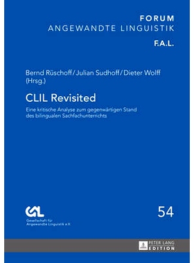 预订 CLIL Revisited: Eine kritische Analyse zum gegenwärtigen Stand des bilingualen Sachfachunterrichts: 9783631656624
