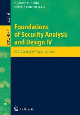 【预订】Foundations of Security Analysis and Design