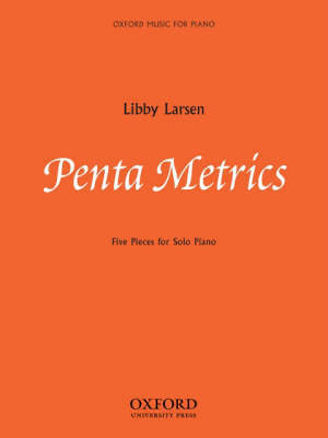 【预订】Penta Metrics: Five pieces for solo piano