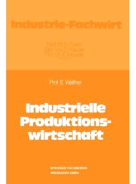 预订 Industrielle Produktionswirtschaft: 9783663000143