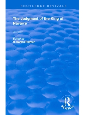 预订 The Judgment of the King of Navarre: Guillaume de Machaut: 9780367179106