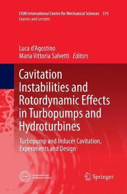 【预订】Cavitation Instabilities and Rotordynamic Effects in Turbopumps and Hydroturbines