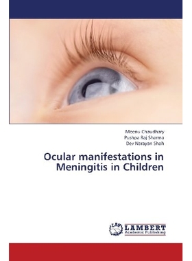 预订 Ocular manifestations in Meningitis in Children: 9783659354359