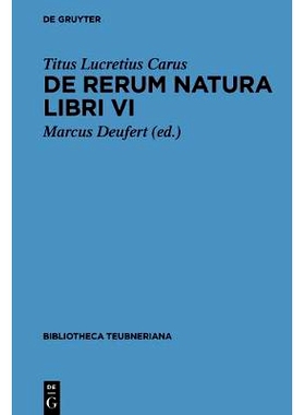 预订 De rerum natura 自然: 9783110262513