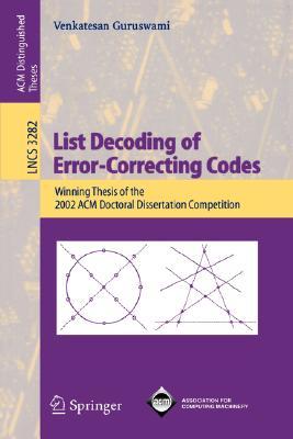 【预订】List Decoding of Error-Correcting Codes