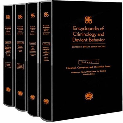 【预订】Encyclopedia of Criminology and Deviant Behaviour