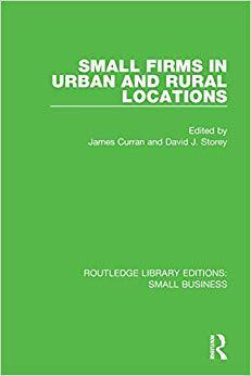 【预售】Small Firms in Urban and Rural Locations