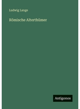 预订 Römische Alterthümer: 9783388482965