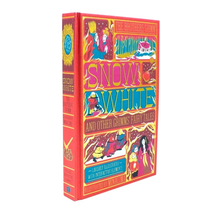 现货 白雪公主与格林童话 Minalima工作室 3D立体互动机关书 英文原版 Snow White and Other Grimms' Fairy Tales