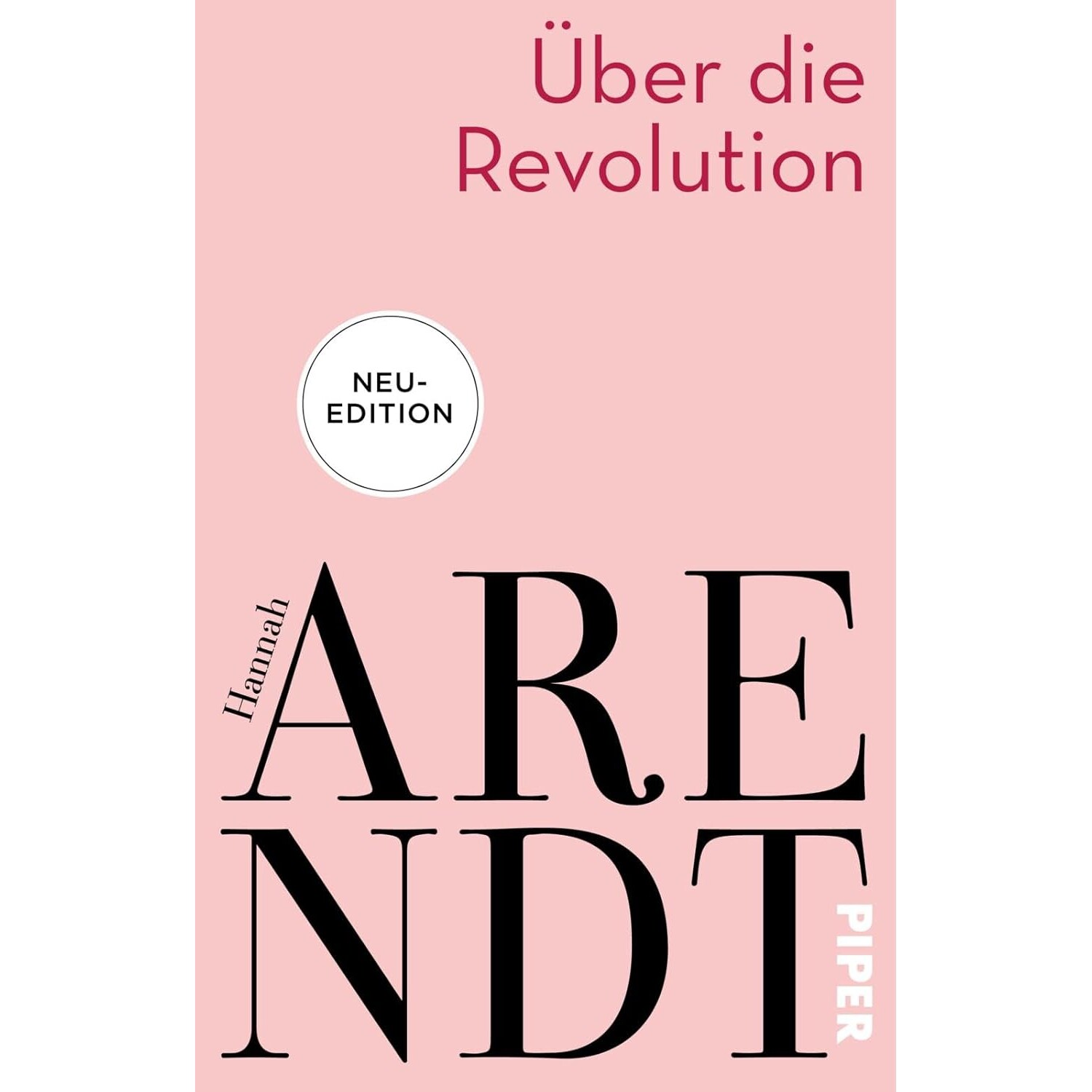 现货 论革命 德文原版 汉娜・阿伦特 Hannah Arendt 政治哲学 Über die Revolution