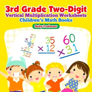 Math 9781541904415 Two Multiplication Worksheets Vertical Grade Digit Books 预订 Children’s 3rd