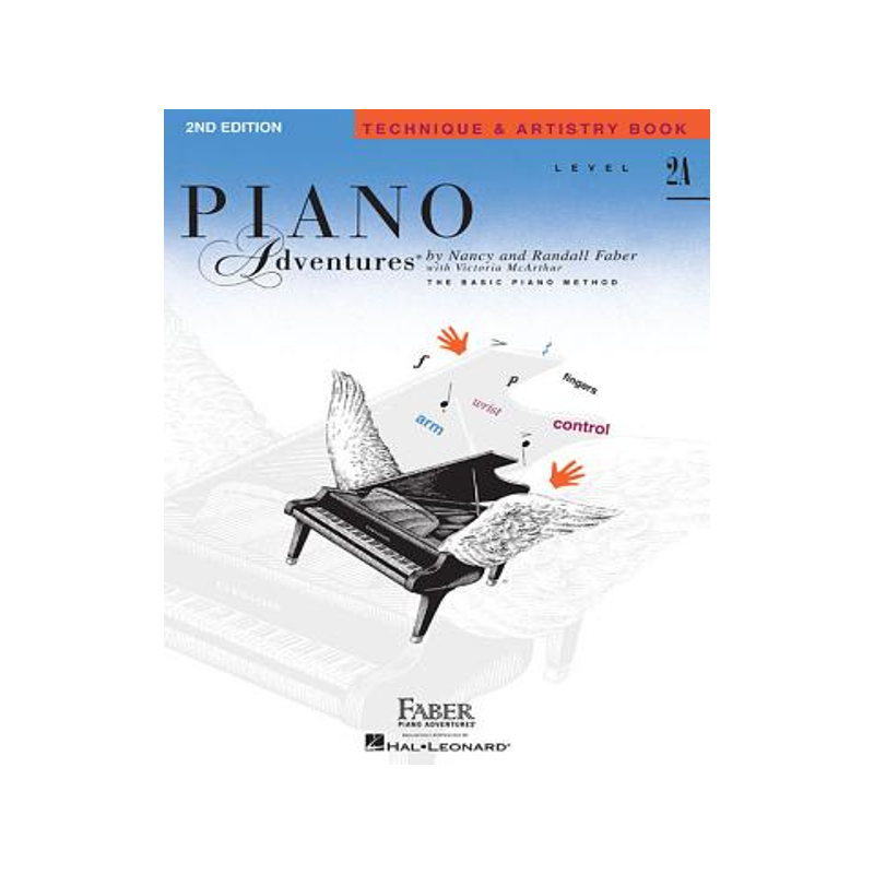 现货 2A级技艺 菲伯尔钢琴基础教程 英文原版 Piano Adventures, Level 2A, Technique & Artistry