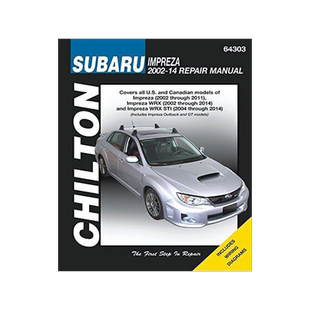 [预订]Subaru Impreza, (02-11), WRX (02-14) & WRX STI (04-14) (Includes Impreza Outback and GT models) 9781620921302