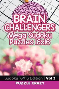 16x16 预订 Sudoku Vol Edition Challengers 16X16 Brain 9781683055655 Mega Puzzles