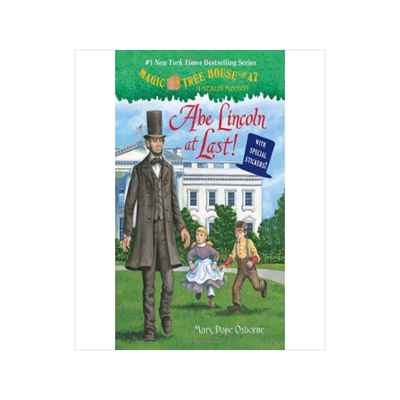 英文原版 神奇树屋·梅林任务19：林肯 Abe Lincoln at Last! (Magic Tree House (R) Merlin Mission)