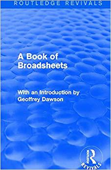 【预售】A Book of Broadsheets (Routledge Revivals)