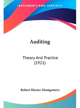 预订 Auditing: Theory And Practice (1921): 9781120263698