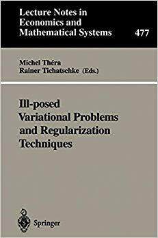 【预订】Ill-posed Variational Problems and Regularization Techniques 9783540663232