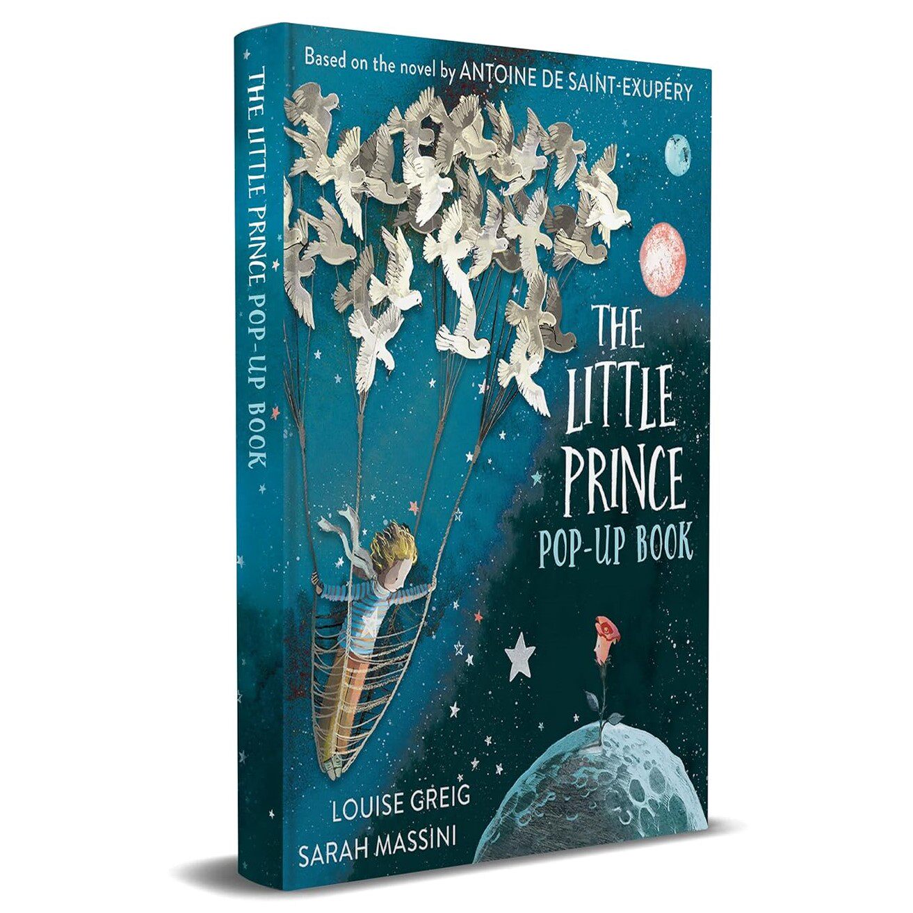 现货 小王子 立体书 英文原版 3D绘本 Sarah Massini 插画 The Little Prince: Pop Up Book by Louise Greig