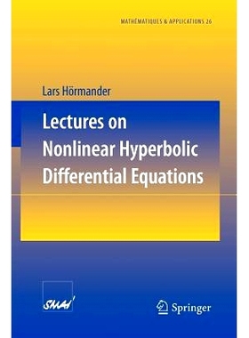 预订 Lectures on Nonlinear Hyperbolic Differential Equations: 9783540629214