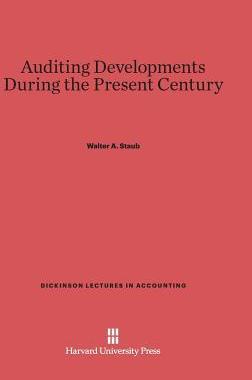 [预订]Auditing Developments During the Present Century 9780674367289