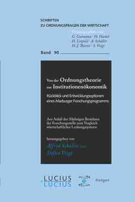 【预订】Von der Ordnungstheorie zur Institutionenökonomik 9783828204386