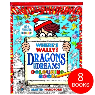 Where's Wally Ziplock pack 2 威利在哪里？ 8册套装2 视觉发现*游戏经典 英文原版 观察力 专注力