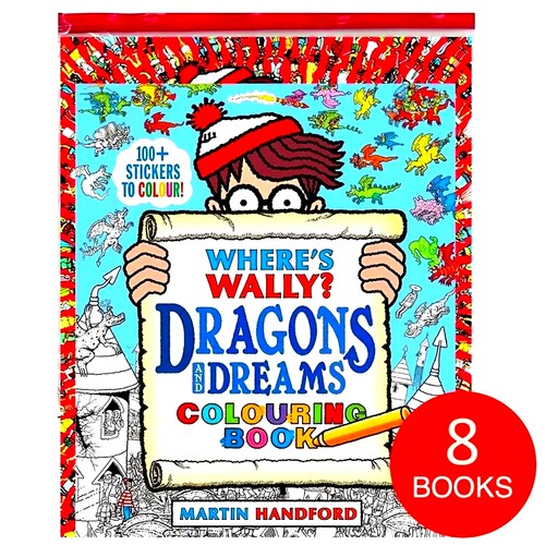 Where's Wally Ziplock pack 2 威利在哪里？ 8册套装2 视觉发现*游戏经典 英文原版 观察力 专注力