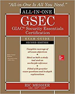 【预售】Gsec Giac Security Essentials Certification All-In-One Exam Guide, Second Edition