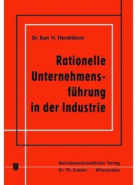 预订 Rationelle Unternehmensführung in der Industrie: 9783663009627